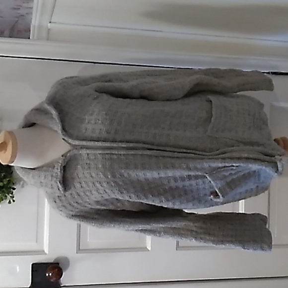 The Better Sweater Large thick gray sweater jacket - Picture 1 of 3